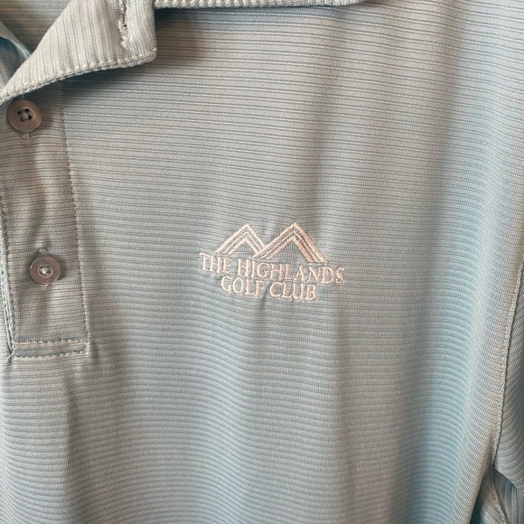 Red house blue polo golf shirt - Picture 4 of 4